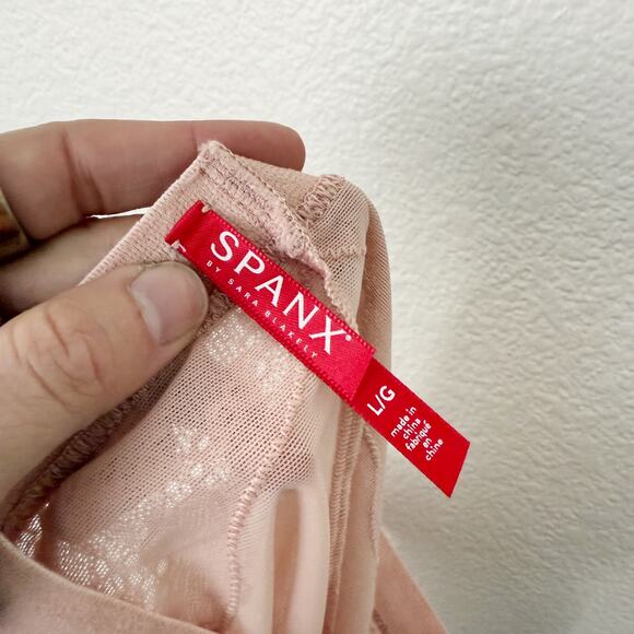 [Spanx] Vintage Rose Nude High Waisted Brief Spotlight On Lace NWT Size Large L - Picture 8 of 9